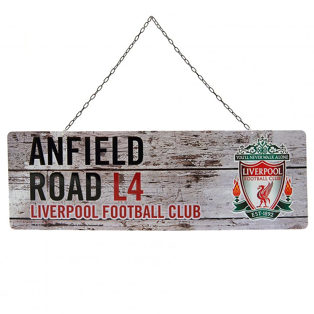 Liverpool Fc Rustikales Gartenschild