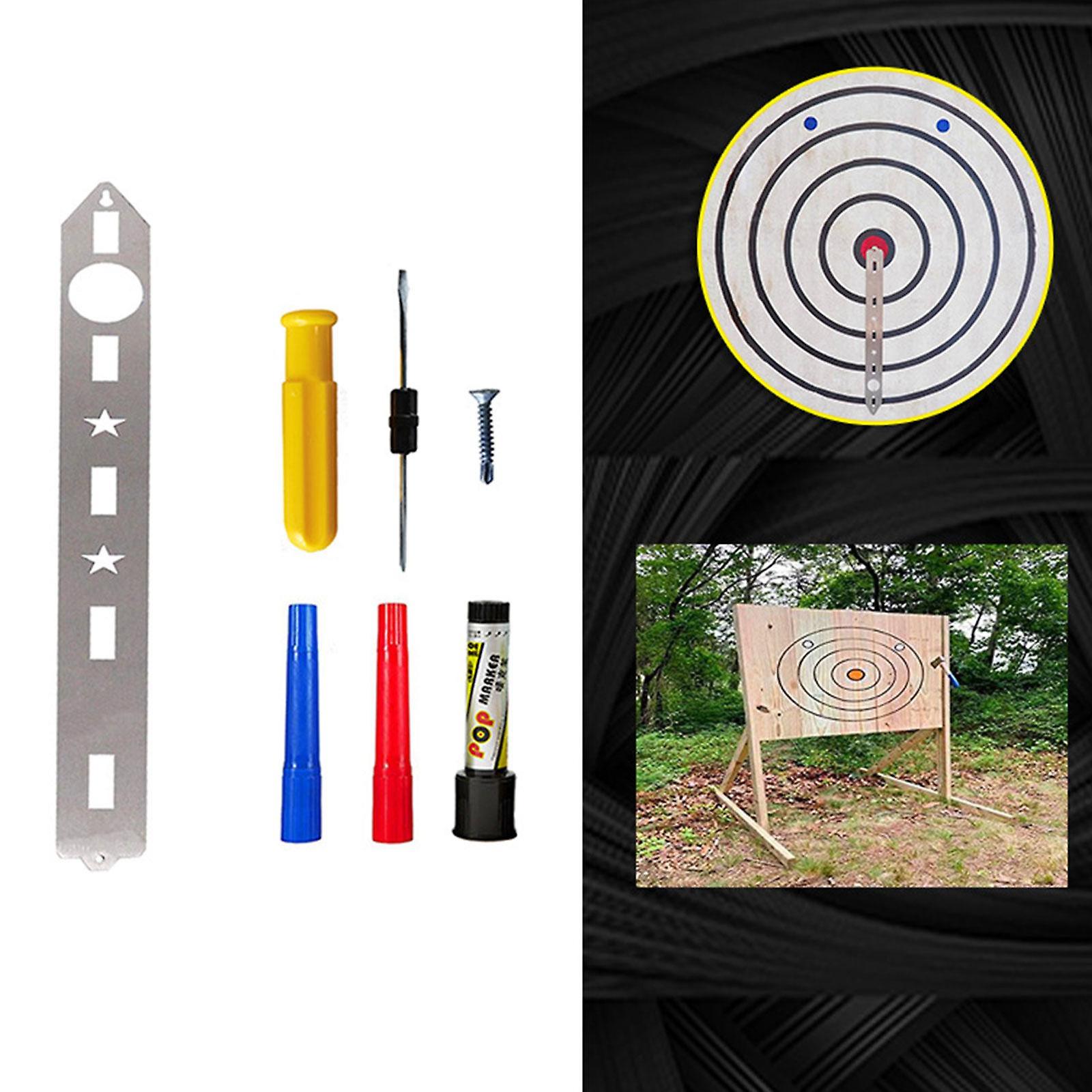 Stainless Steel Throwing Axe Target Template Stencil,axe Throwing