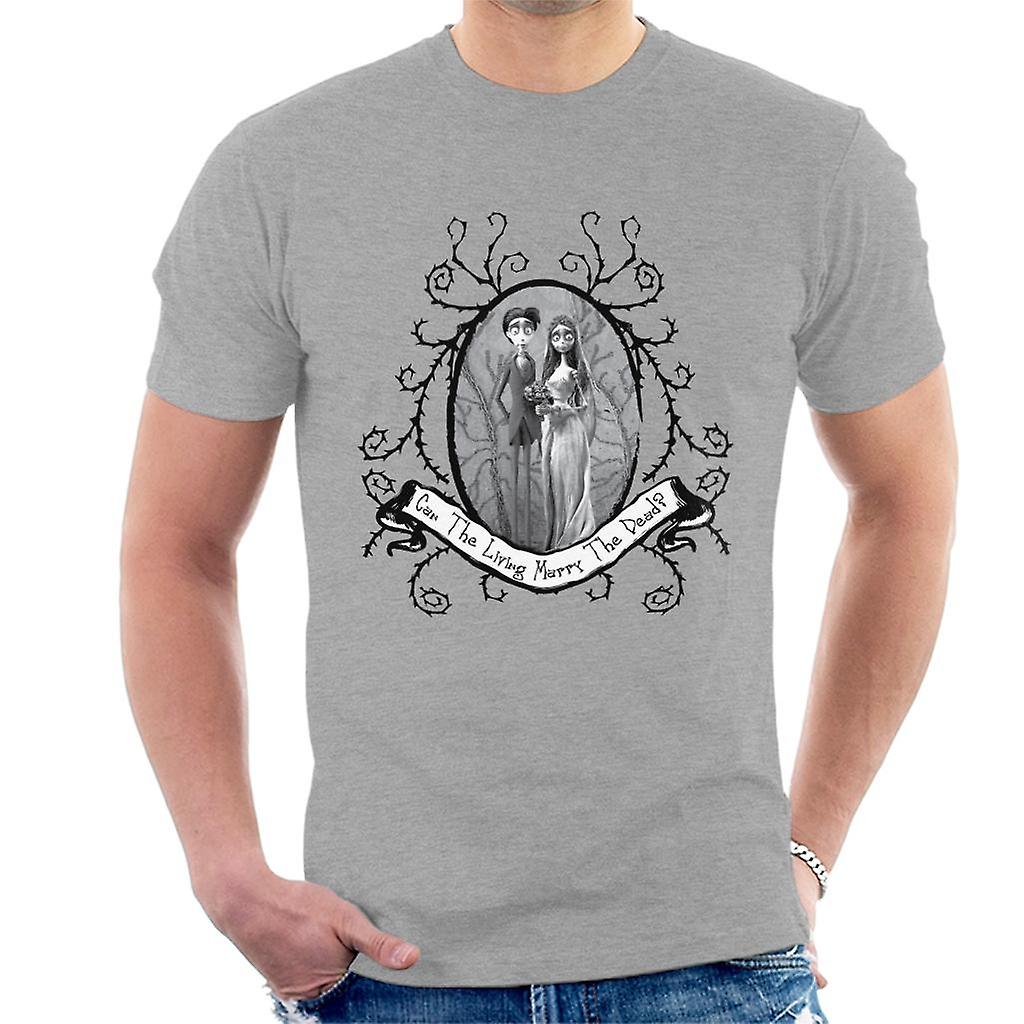 Corpse Bride Halloween Can The Living Marry The Dead Men's T-Shirt