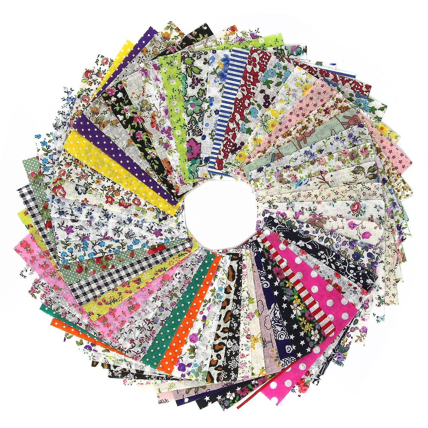 Diy Quilting Patch 60pcs 10cmx10cm Charm Pack Fa Patch Bundle Fas Cloth Sewing