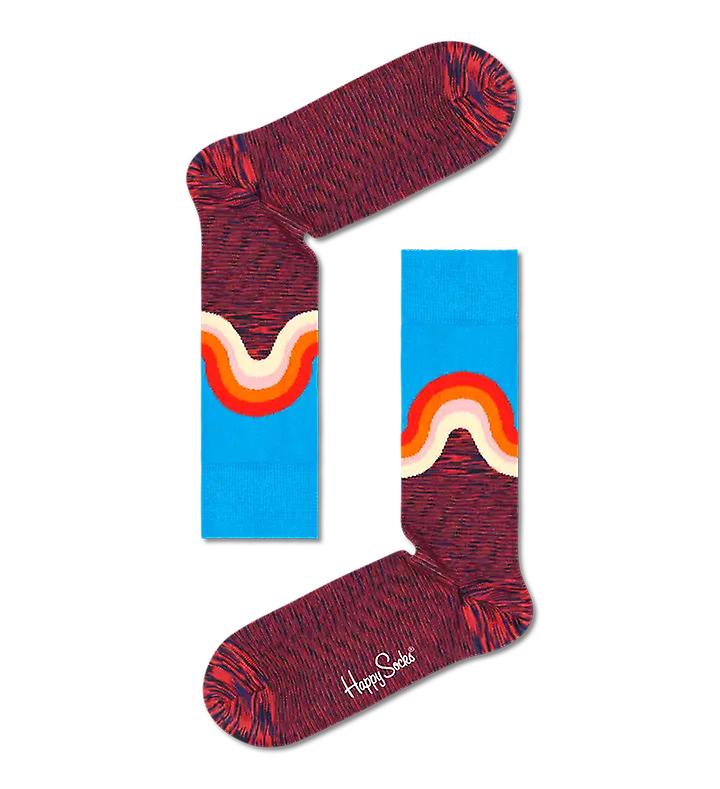 Happy Socks - Jumbo Wave - Rød