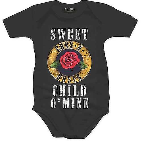 Guns N Roses Baby Child O' Mine Rose Babygrow