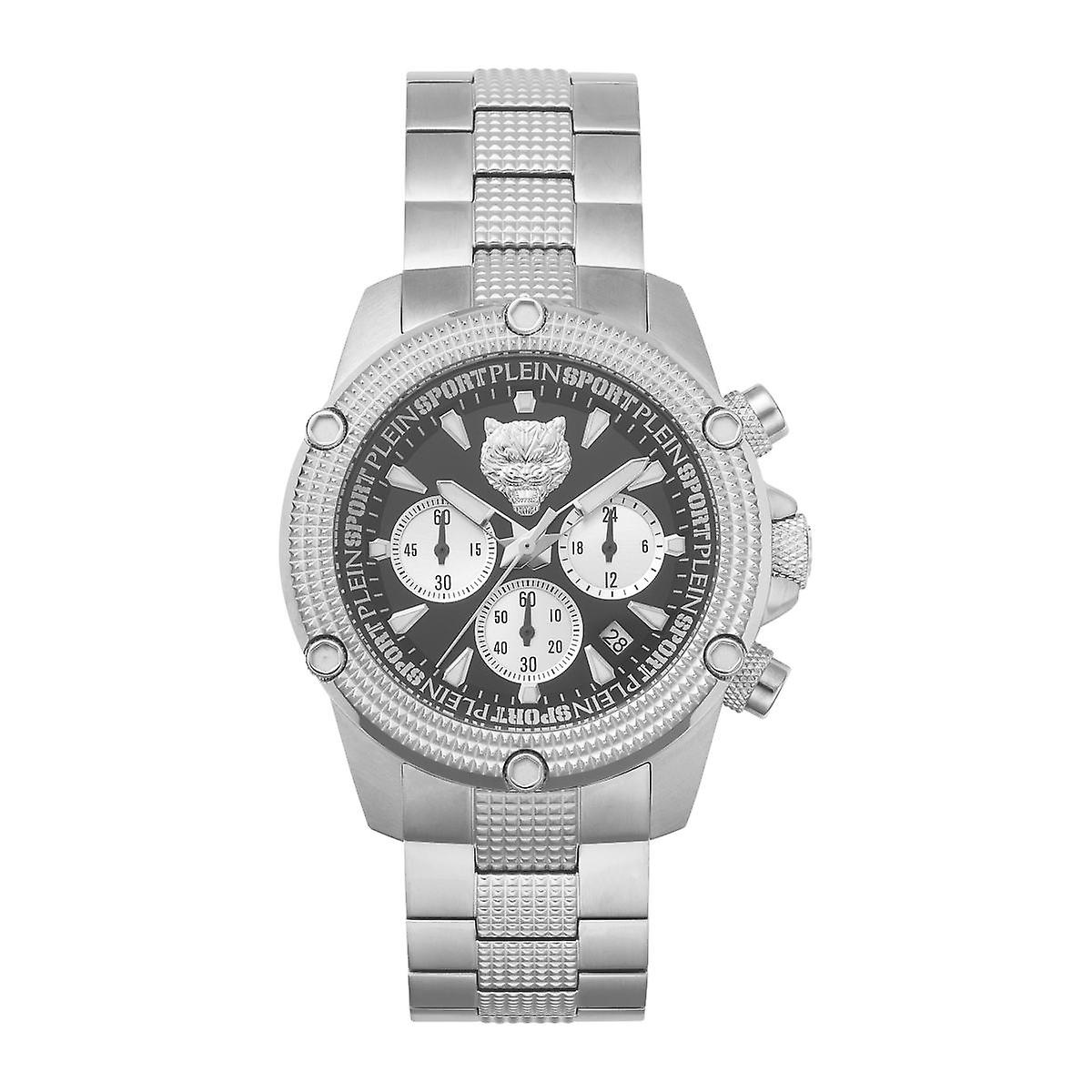 Plein Sport Men's Watch Analog Quartz HURRICANE CHRONO PSDBA0823 Stainless Steel