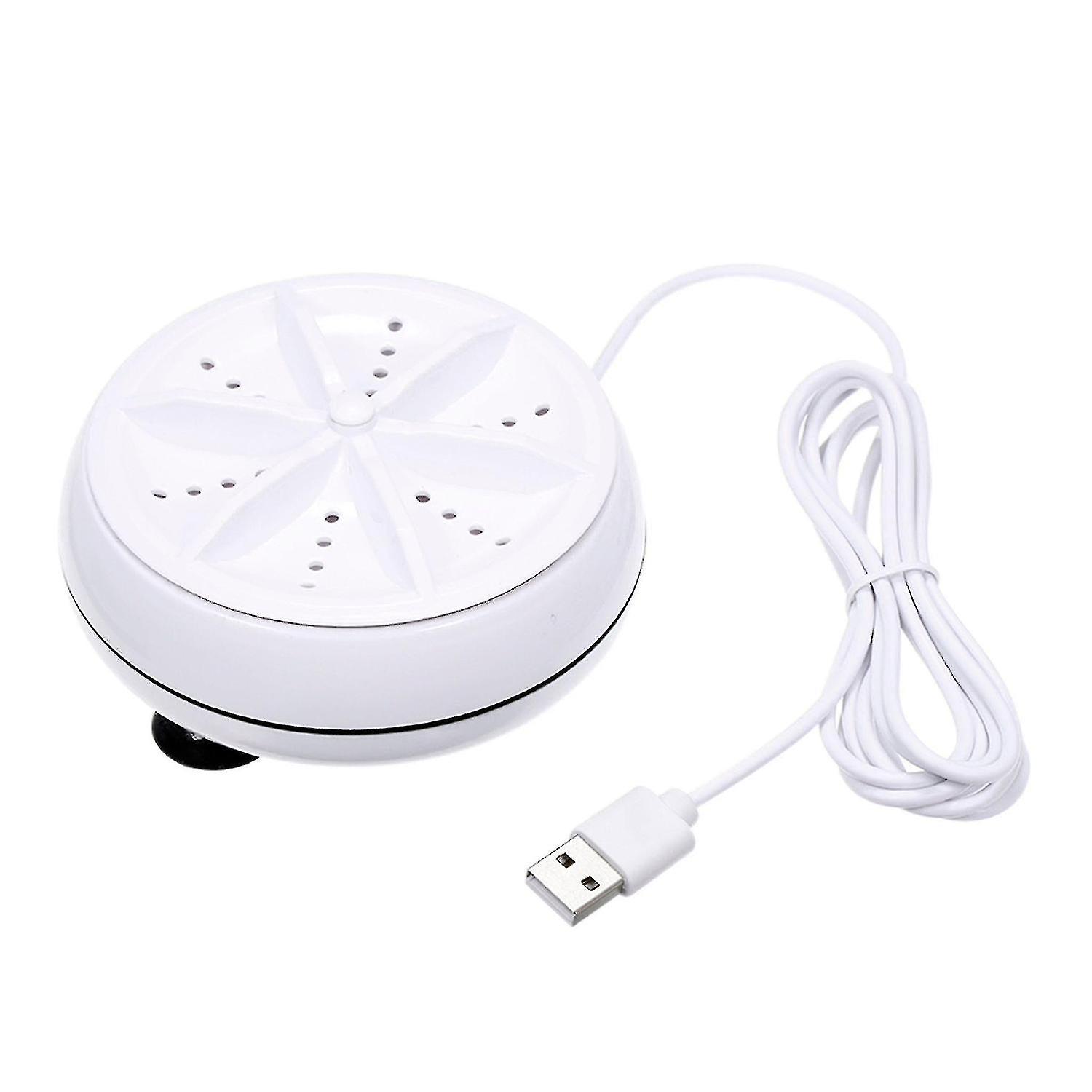 2in1 Mini Washing Machine Portable Personal Rotating Ultrasonic Turbine Washer