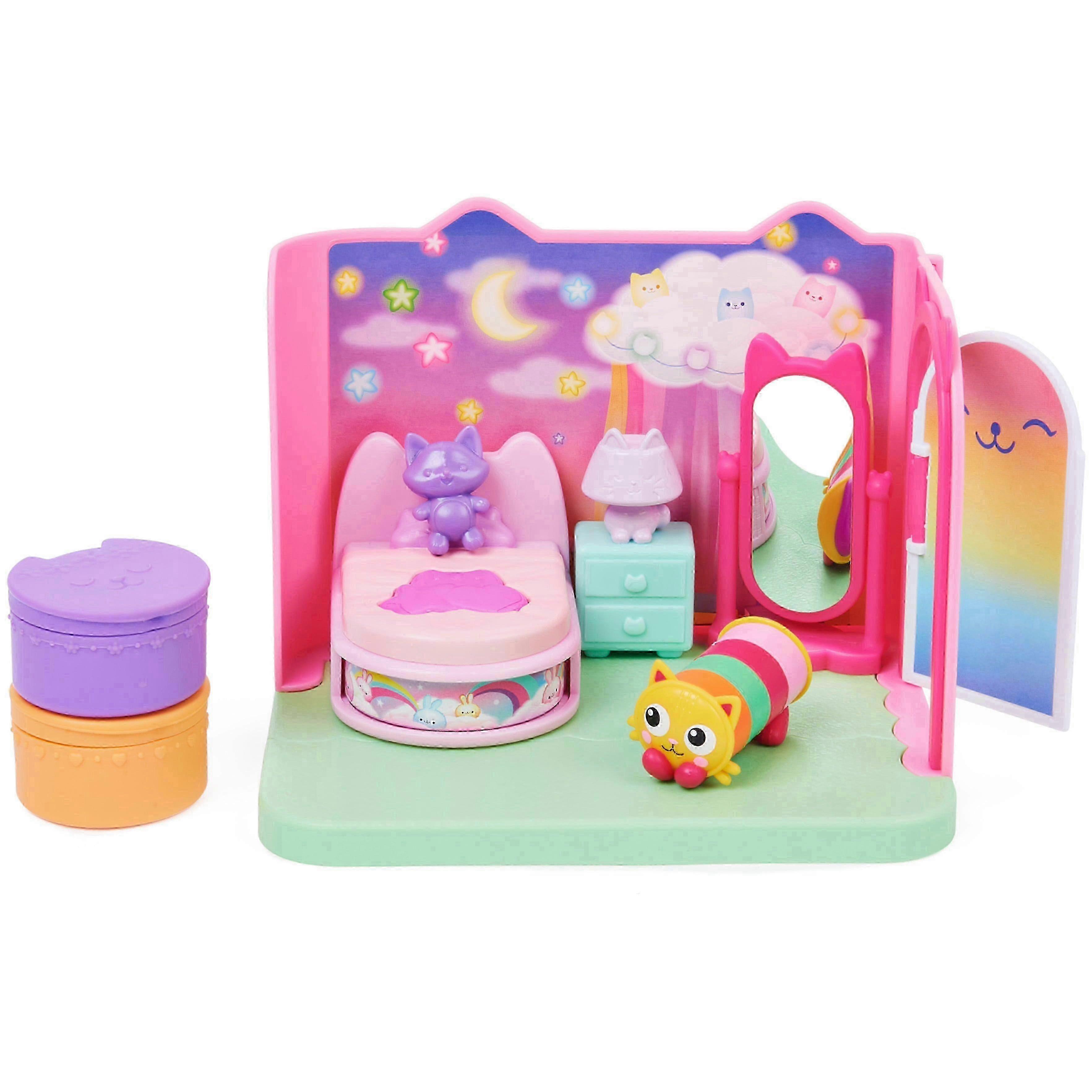 Gabby’s Dollhouse Pillow Cat’s Sweet Dreams Bedroom Playset, 1 Ea