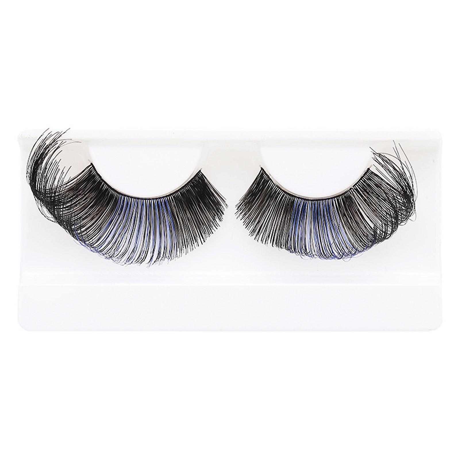 Colored False Eyelashes Reusable Fluffy 3d Wispy Strips Lashes Look Like Extension