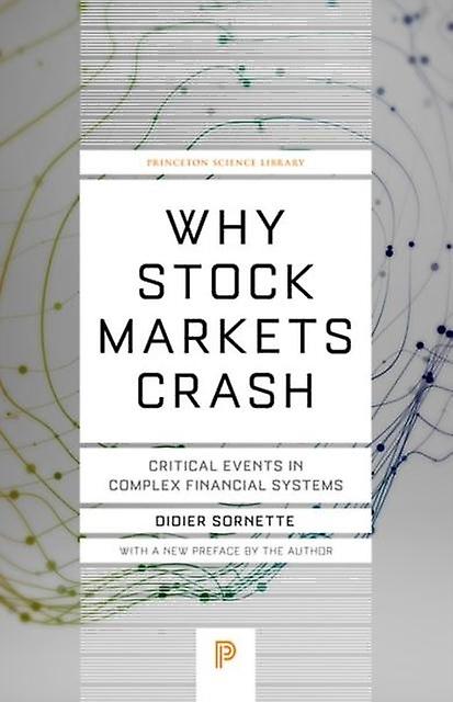 Why Stock Markets Crash by Didier Sornette Paperback Book