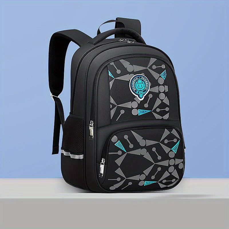 1pc Creative Unique Starry Sky Pattern Children S Backpack  Boys And Girls Large Capacity Student Backpack  Breathable Back Cushion Double Shoulder Ba