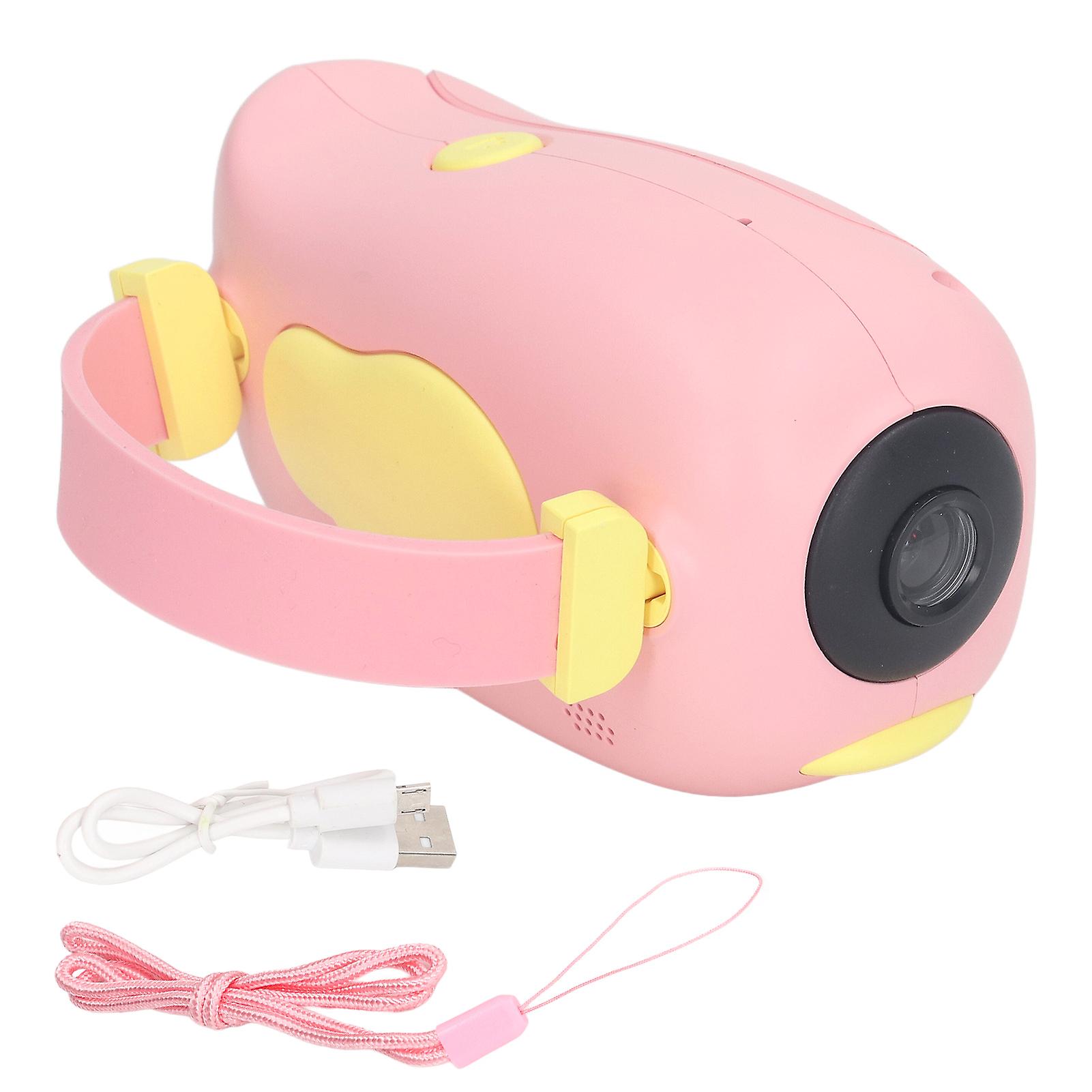 Caméra vidéo pour enfants, écran IPS 2 pouces, 1080p, mini caméscope numérique pour enfants avec cordon pour tout-petits