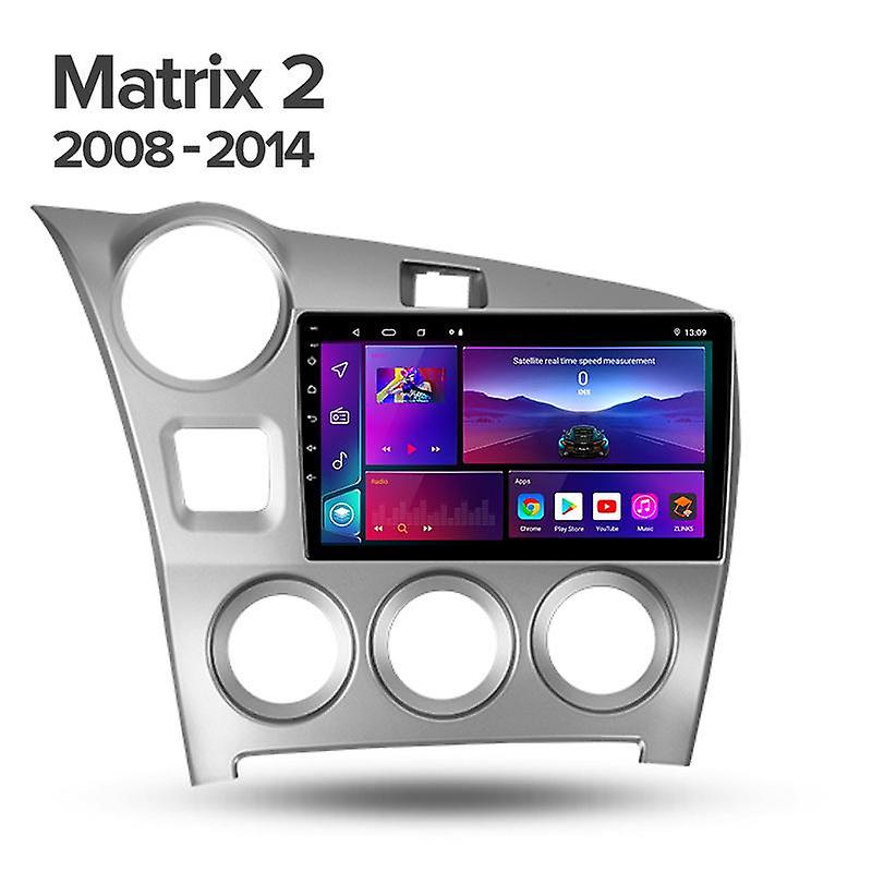 For Toyota Matrix 2 E140 2008 -2014 Car Radio Multimedia Video Player Navigation GPS Android No 2din