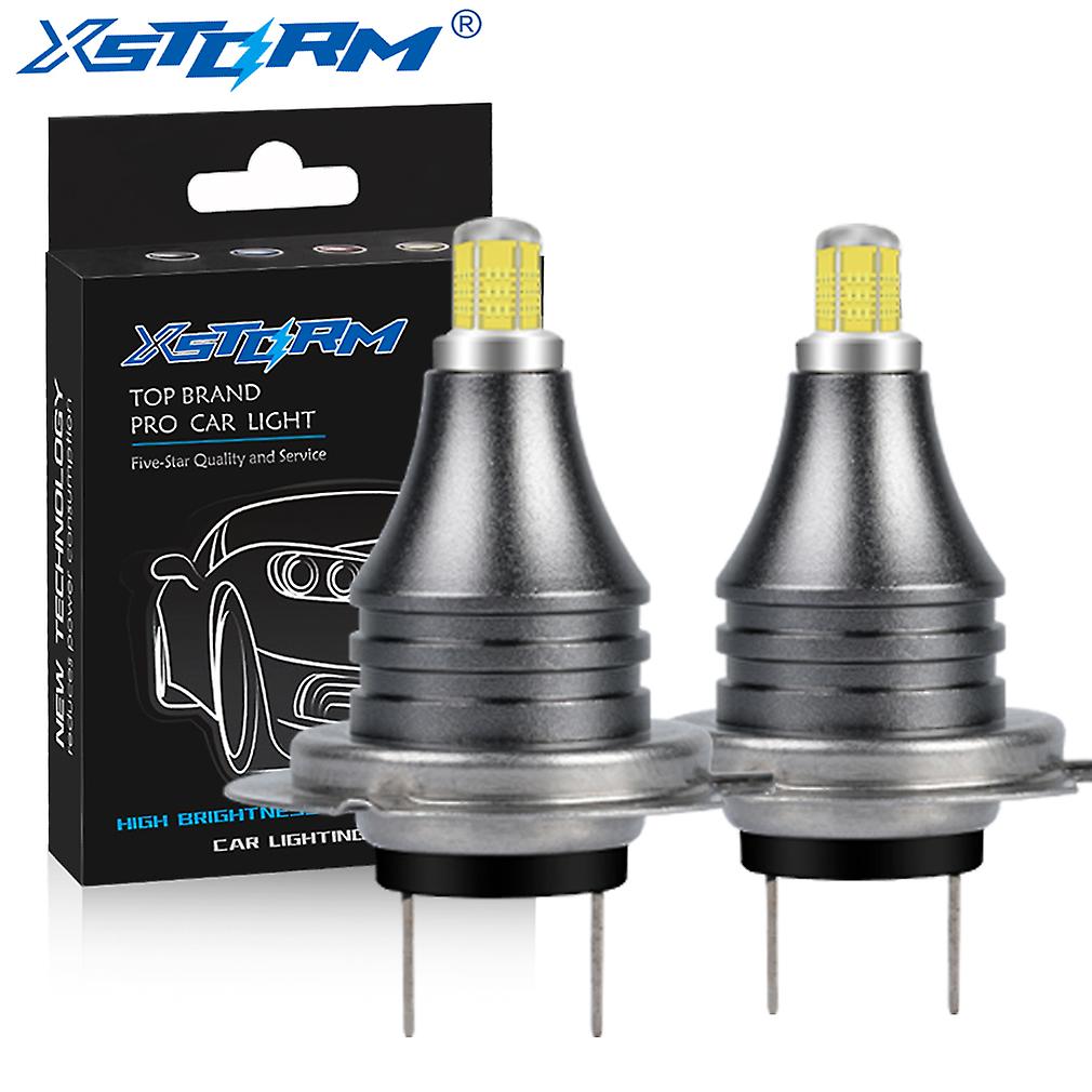 -h7 Led Car Fog Lamp H8 H11 Hb3 9005 Hb4 9006 Fanless Wireless Mini Size For Auto Led Bulb 6500k White 360 Degree Beam Angle