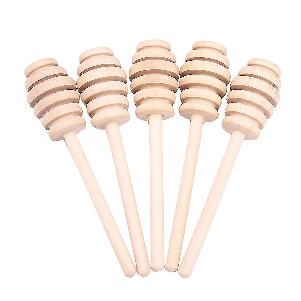 Honey Drippers - 24Pcs Multi-Purpose Wooden Honey Dripper Stick Server Jam Syrup Drizzler Stirring Rod Kitchen Gadgets(10.5CM)