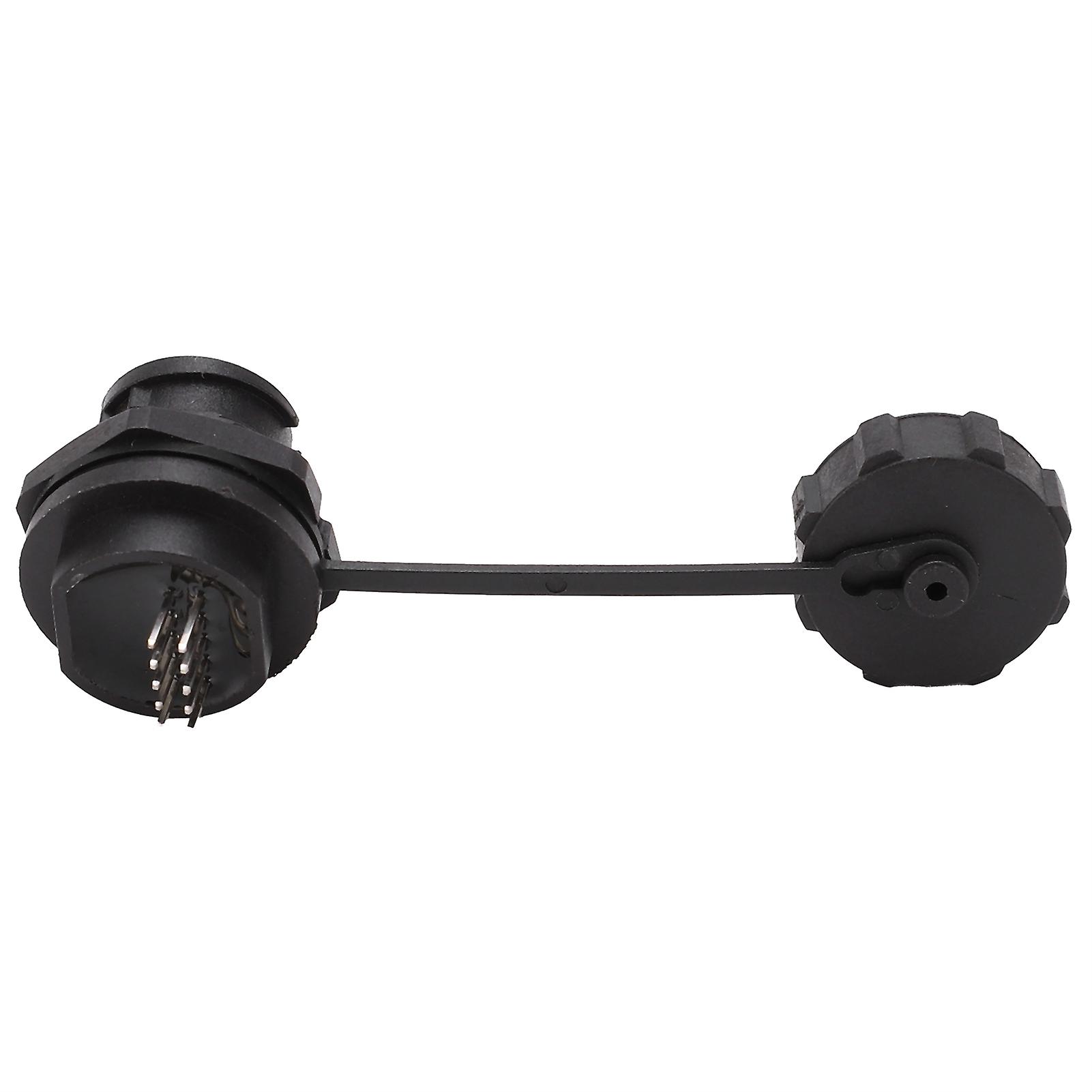 Ouitble Waterproof Type？C Connector Type C Female Panel Mount Connector, Waterproof Snap Lock Industrial Socket E10TPCBF1F