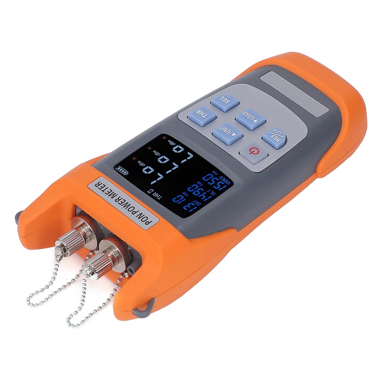 Handheld PON Optical Power Meter Automatic Calibration Threshold Setting ABS USB Port PON Net Tester 