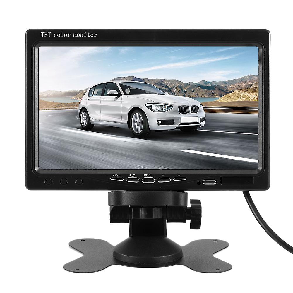 7in Car Monitor High Definition Reverse Rearview Display 12-24V Auto Accessory