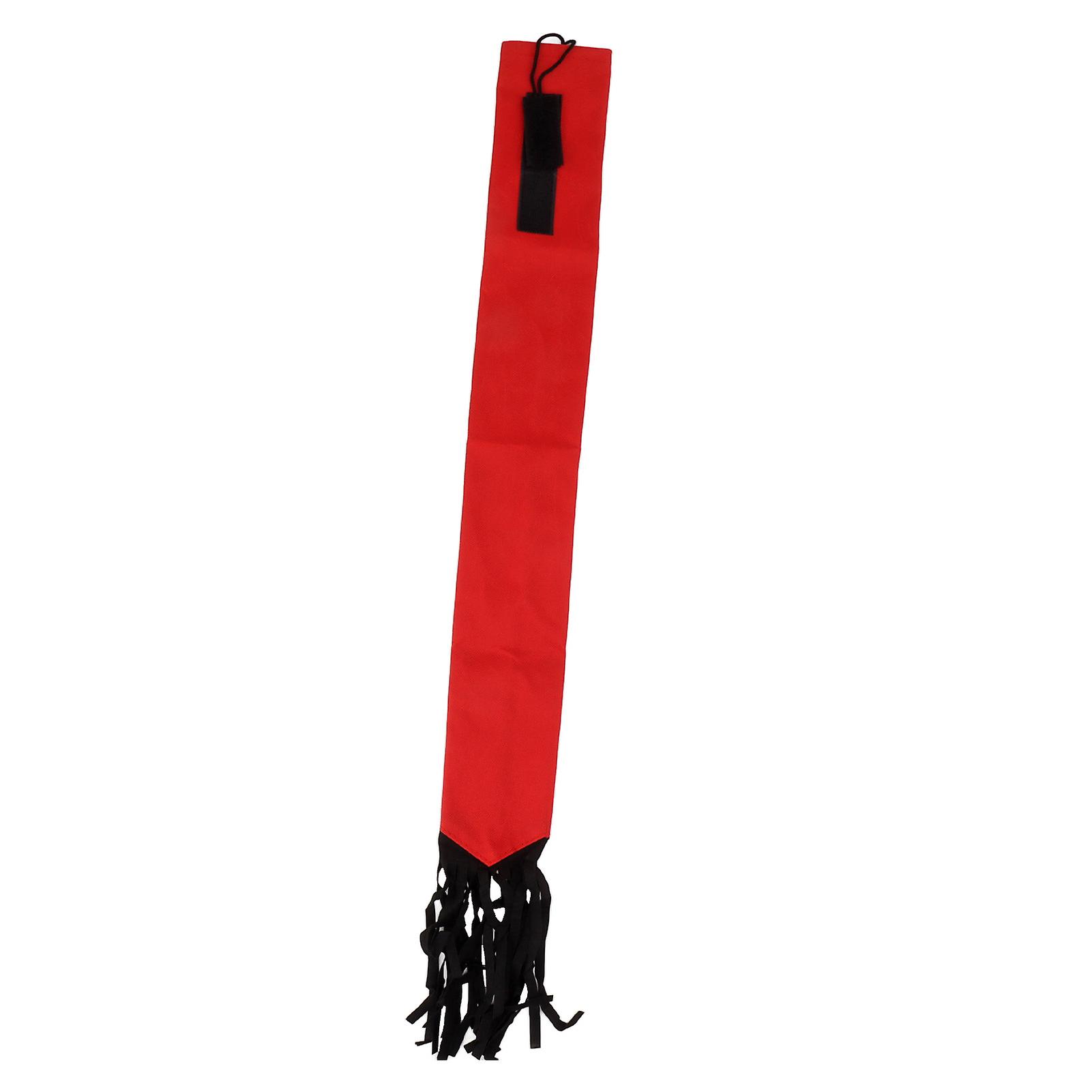 Horse Tail Protection Bag Non Woven Fabric Horsetail Guard with Fringe Hook and Loop Design Red