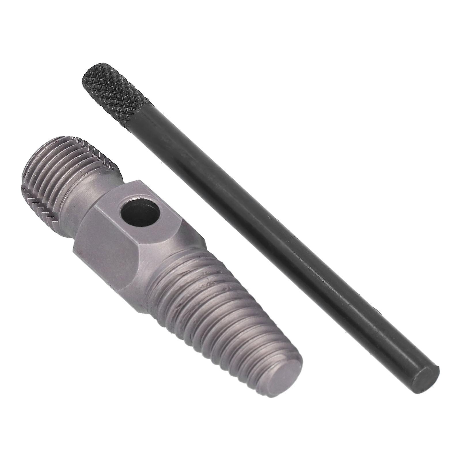 MechKit High Carbon Steel Pipe Taps Pipe Taps High Carbon Steel Broken Water Pipes Extractor Repair Kit with Handle, Includes Pipe Broken Wire