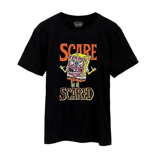 SpongeBob SquarePants Mens Scare Or Be Scared T-Shirt