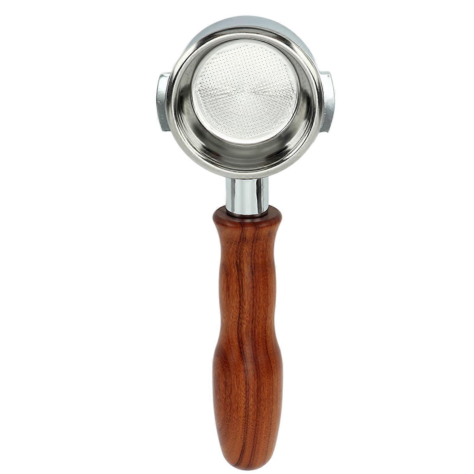 Coffee Portafilter 58 mm E61 Single Layer Filter Bottomless Handlheld Portafilter for Home Coffee Shop D Red Acid Branch