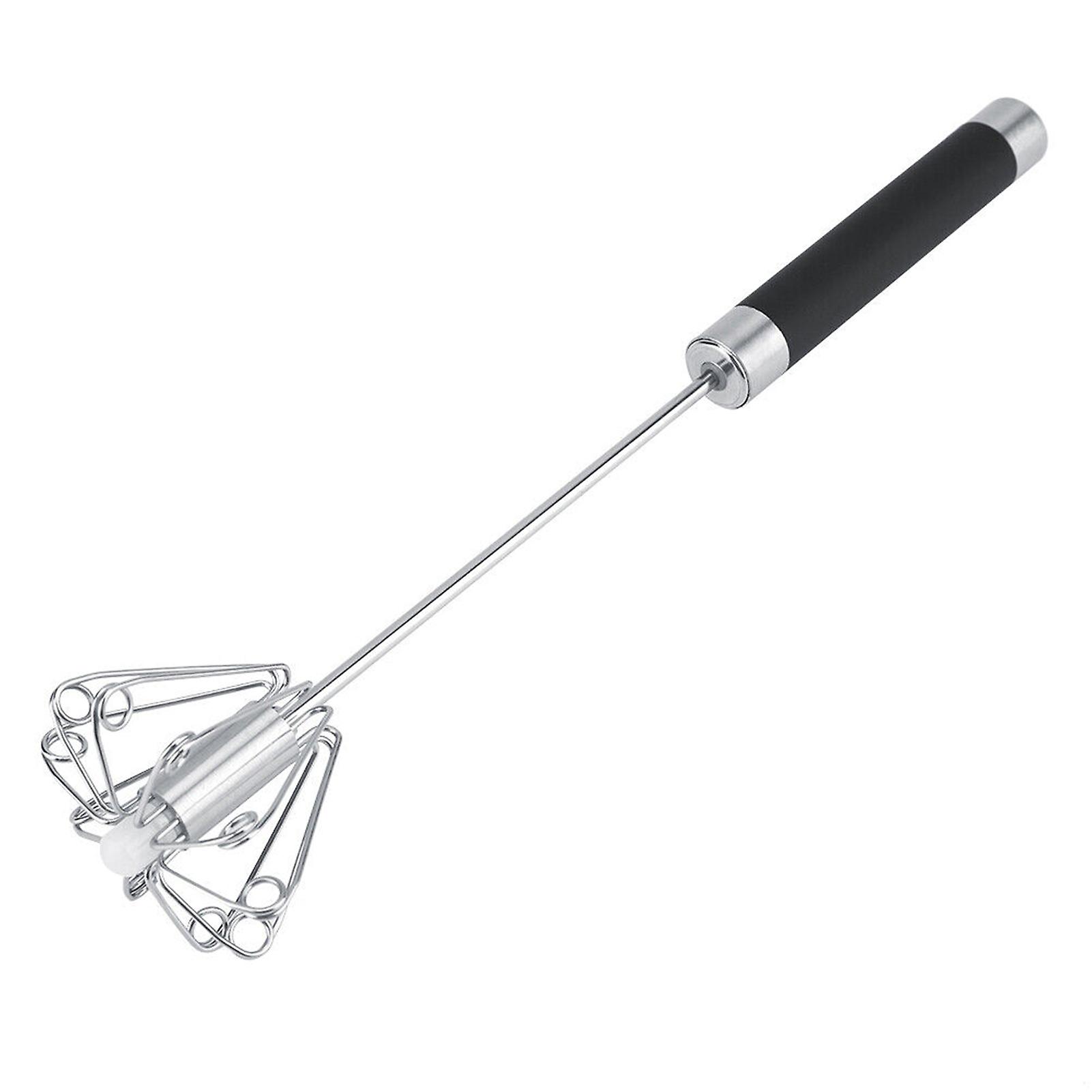1/2pcs Semi-Automatic Rotatable Egg Whisk Ergonomical Time-Saving Food Mixer for Baking