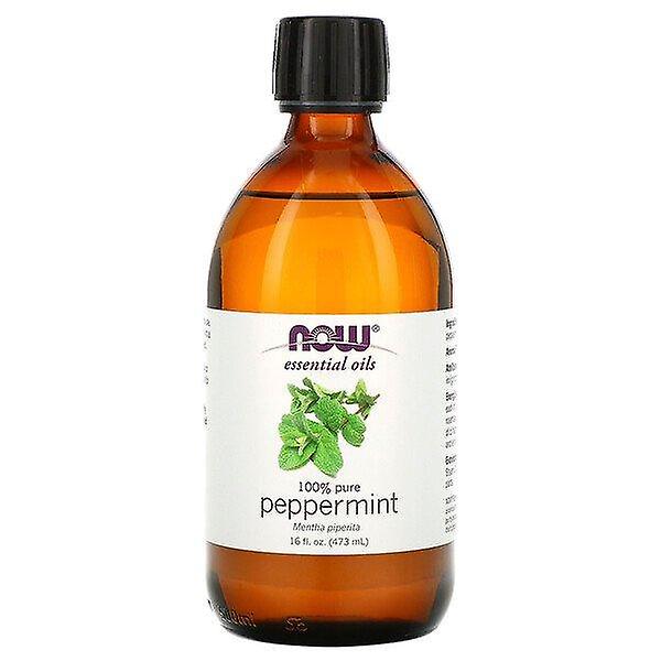 Now Foods, Essential Oils, 100% Pure Peppermint, 16 fl oz (473 ml)