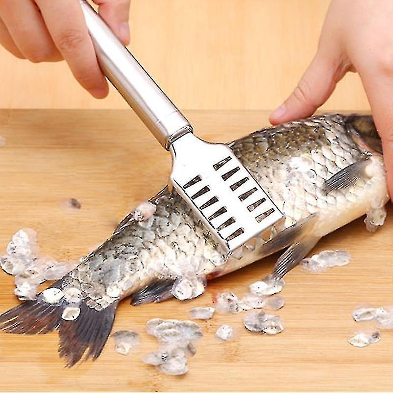 1pc Stainless Steel Fish Scales Scraping Graters Fast Remove Fish Clean