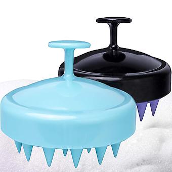 2 Pack Hair Scalp Massager Shampoo Brush Shower Head Scrubber Cleanser for Hair Growth Ease Dandruff for Women and Men