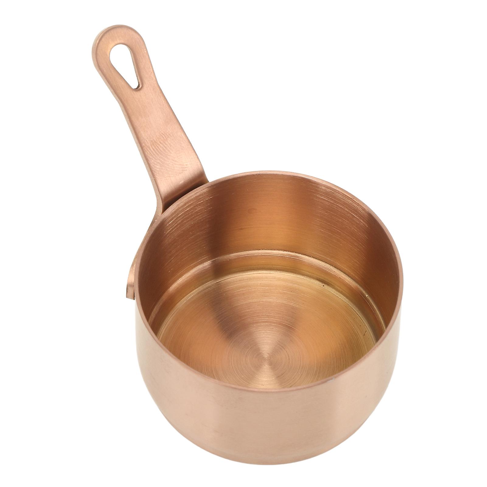 304 Stainless Steel Sauce Bowl with Handle Sauce Cup Pot Dipping Sauce Cup for Condiment Ketchup Appetizer 100ml Rose Gold 