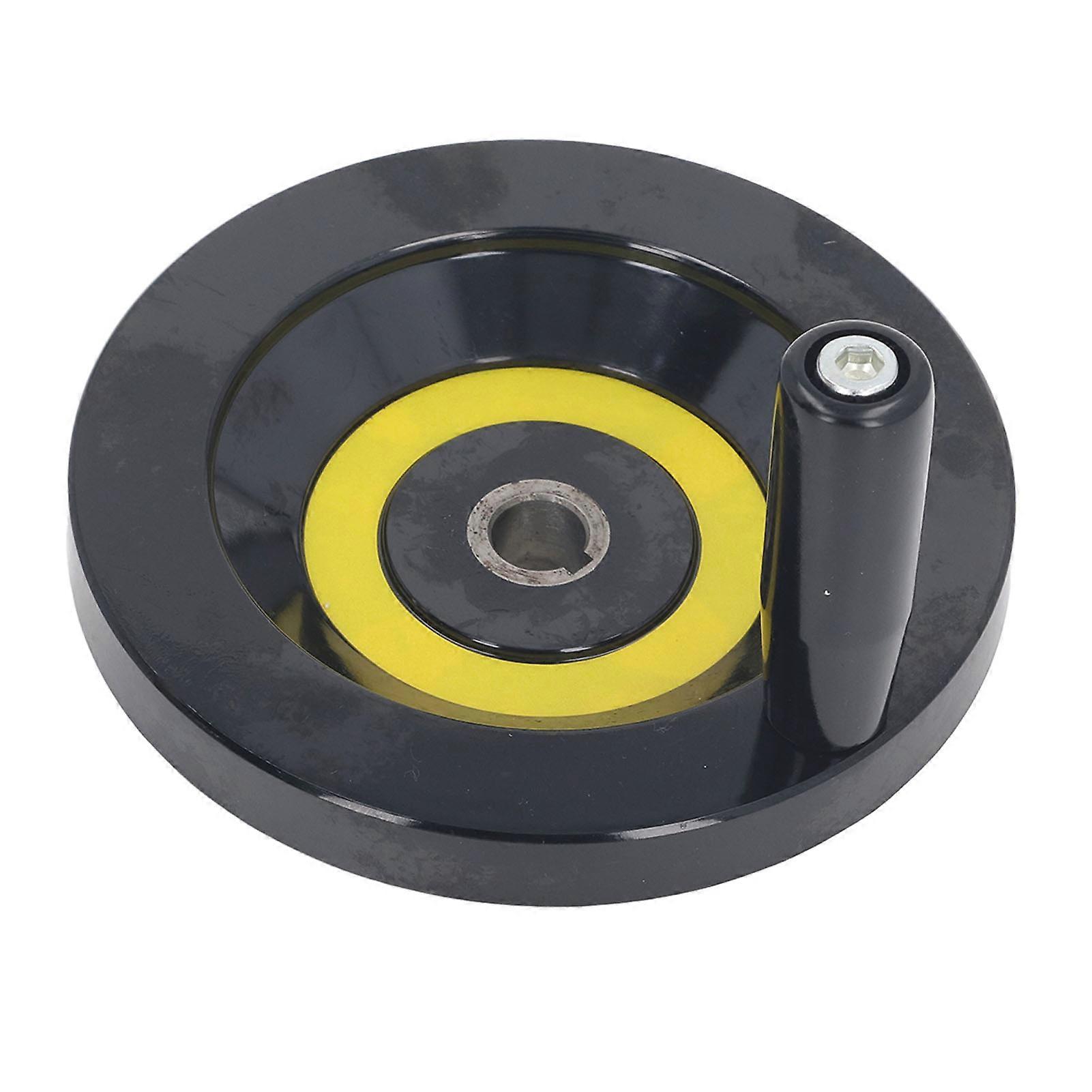 16x160mm Lathe Hand Wheel with Detachable Handle Back Ripple Handwheel for Milling Grinding Machines