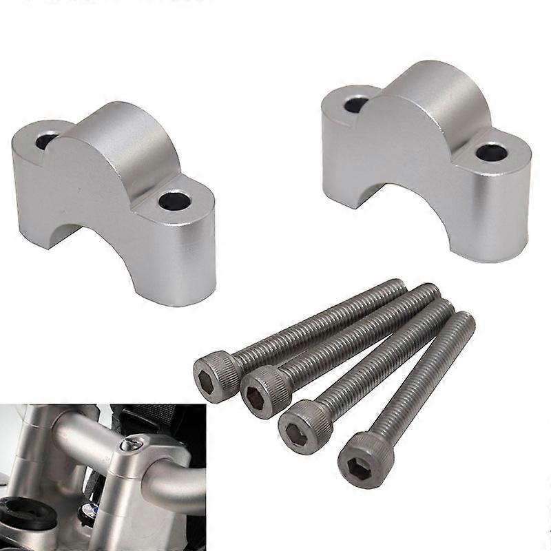 BIKE GP Motorcycle Handlebar Riser 30mm For BMW R1250GS ADV GSA R1200GS LC Adventure S1000XR 2014 Stainless Steel Handle Clamp
