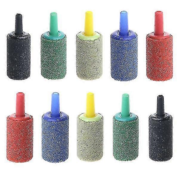 10-pack Air Stone Bubble Cylinder Aerator Air Pump Accessories Oxygen Diffuser-Excellence