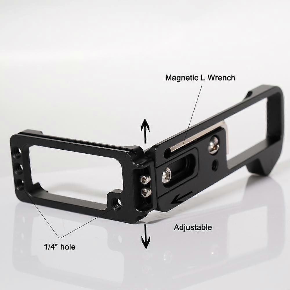 X-T5 Quick Release L-Shaped Plate Bracket for Fujifilm Fuji XT5 X-T5 Camera with Arca-Type 1/4 Screw