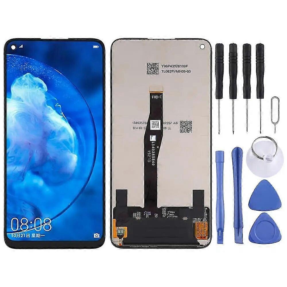 Lcd Screen And Digitizer Full Assembly Compatible Huawei Nova 5z / Spn-al00 / Spn-tl00 (black)