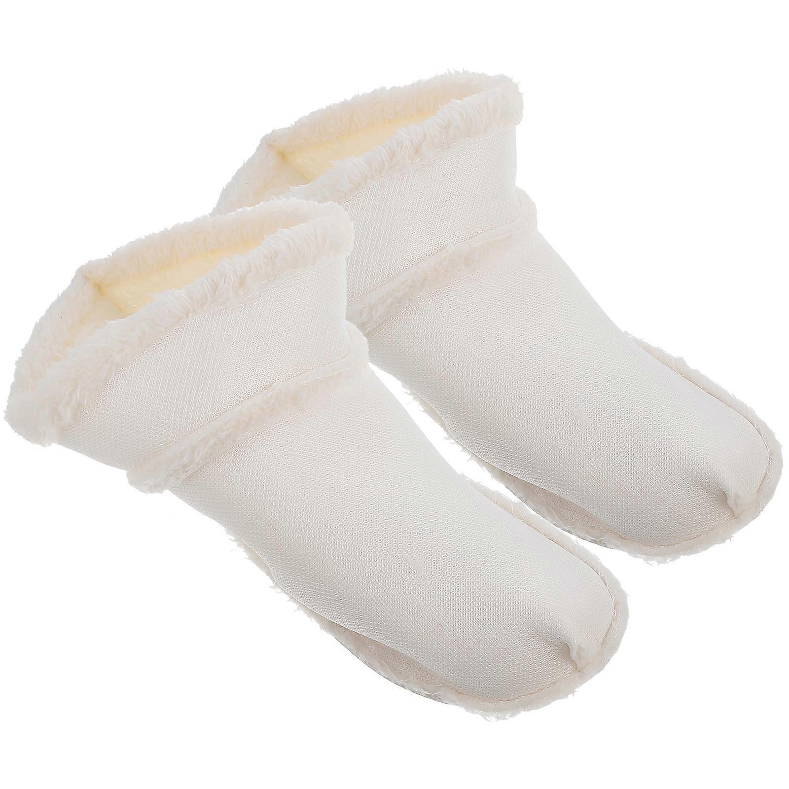 2 Pairs Warmth Slipper Lining Clog Shoes Inner Cover Sandal Inside Cushion