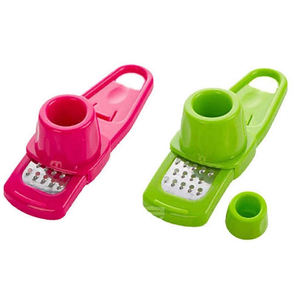 1PC Multi Functional Ginger Garlic Grinding Grater Planer Slicer Cutter Cooking Tool Utensils Kitchen Accessories (Random Color)