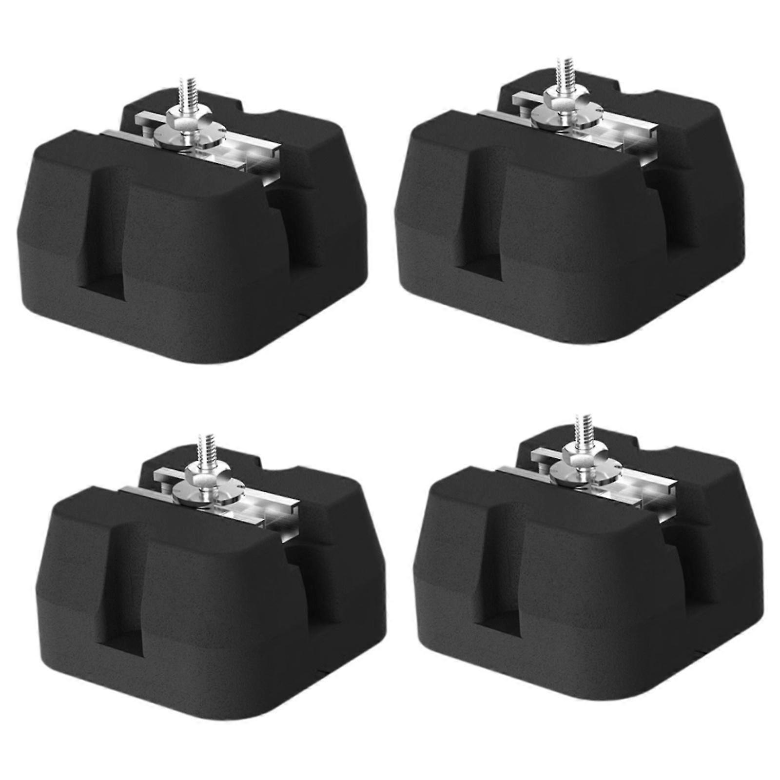 4x Air Conditioning Anti Vibration Pad Shock Pads for Air Conditioner Parts A 100x60x25mm