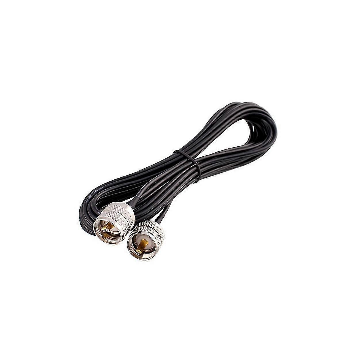 Rf同軸ケーブルUHFオス-オスコネクタUHF Pl259オスからUHFオスPl259 RG58ピグテールケーブル1m