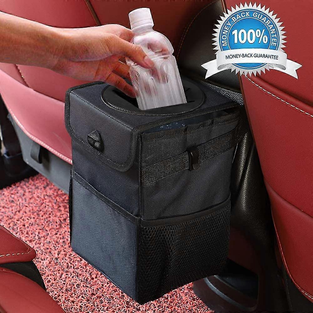 Car Trash Can, Ip68 Waterproof Garbage Bag, Foldable Garbage Bag Car Bag With Lid, Collapsible Organ