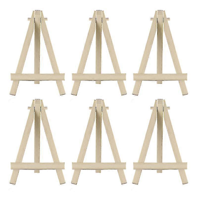 Ultnice 10pcs Mini Wooden Display Easels Wood Easel Stand For Phone Photo Frame Painting Art - Size S