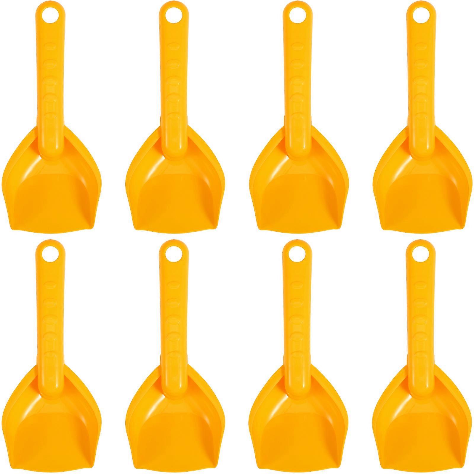 8 יחידות חוף חול אתים ילדים חפירה משחק גינון צעצועי חפירה (צהוב)