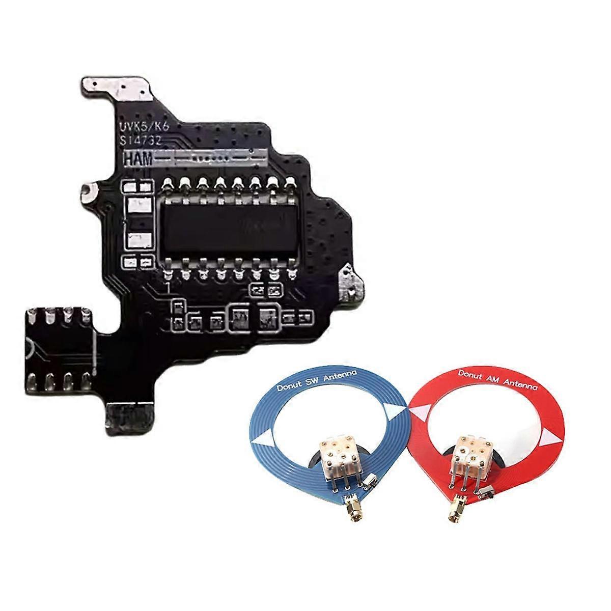 For K5/K6 SI4732 Module Modification+2XDonut Antenna Shortwave Radio Module Intercom Modification M