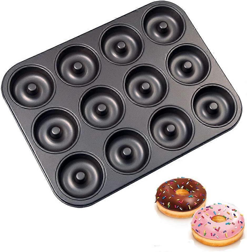 ZK-Donut Tray, 12 Cavity with Nonstick Coating (12er 02)