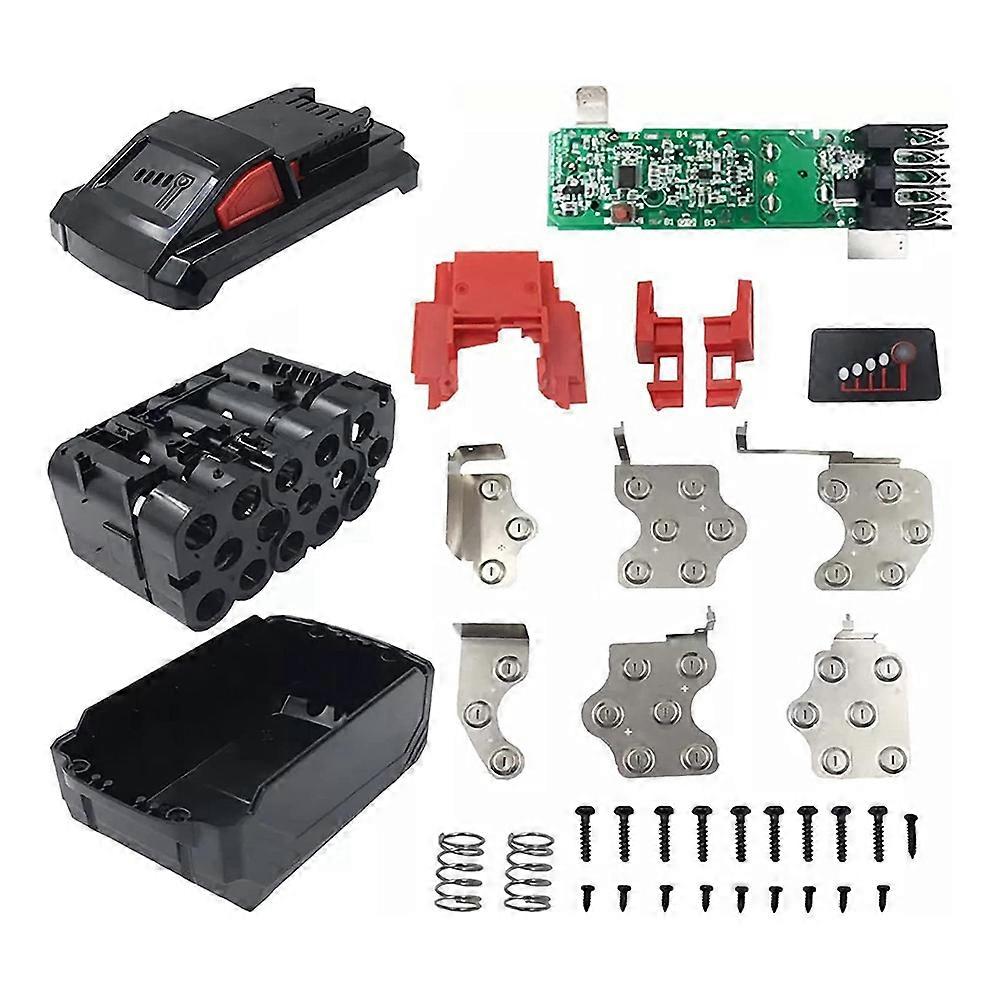 15X21700 Lithium-Ion Battery Case Replacement Repair, PCB Charge Protection Board for 18V 12Ah Lith