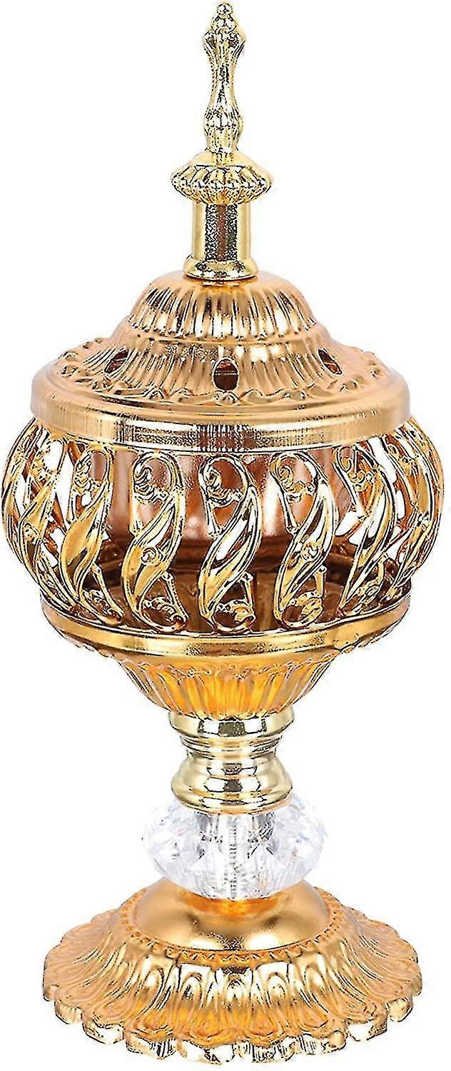 Incense Burner Incense Resin Bakhoor Charcoal Incense Burner Decoration For Bakhoor Oud Incense Stick Gold Cone