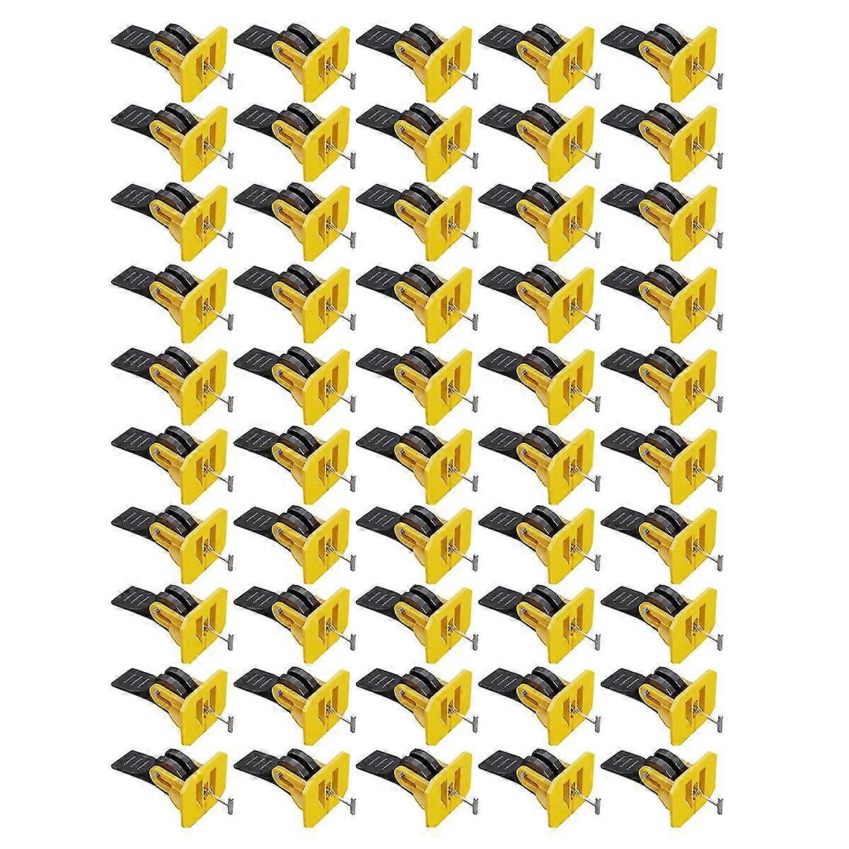 50 Pcs Tile Leveling System Construction Tool Parts For Tile Laying And Leveling Manual Tile Leveli