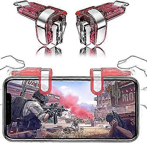 Pubg Mobile Game Controller Trigger, Mini Gaming Trigger For Pubg Gamepad Mobile Control L1 R1 Pubg Game Fire Buttons For Android Ios