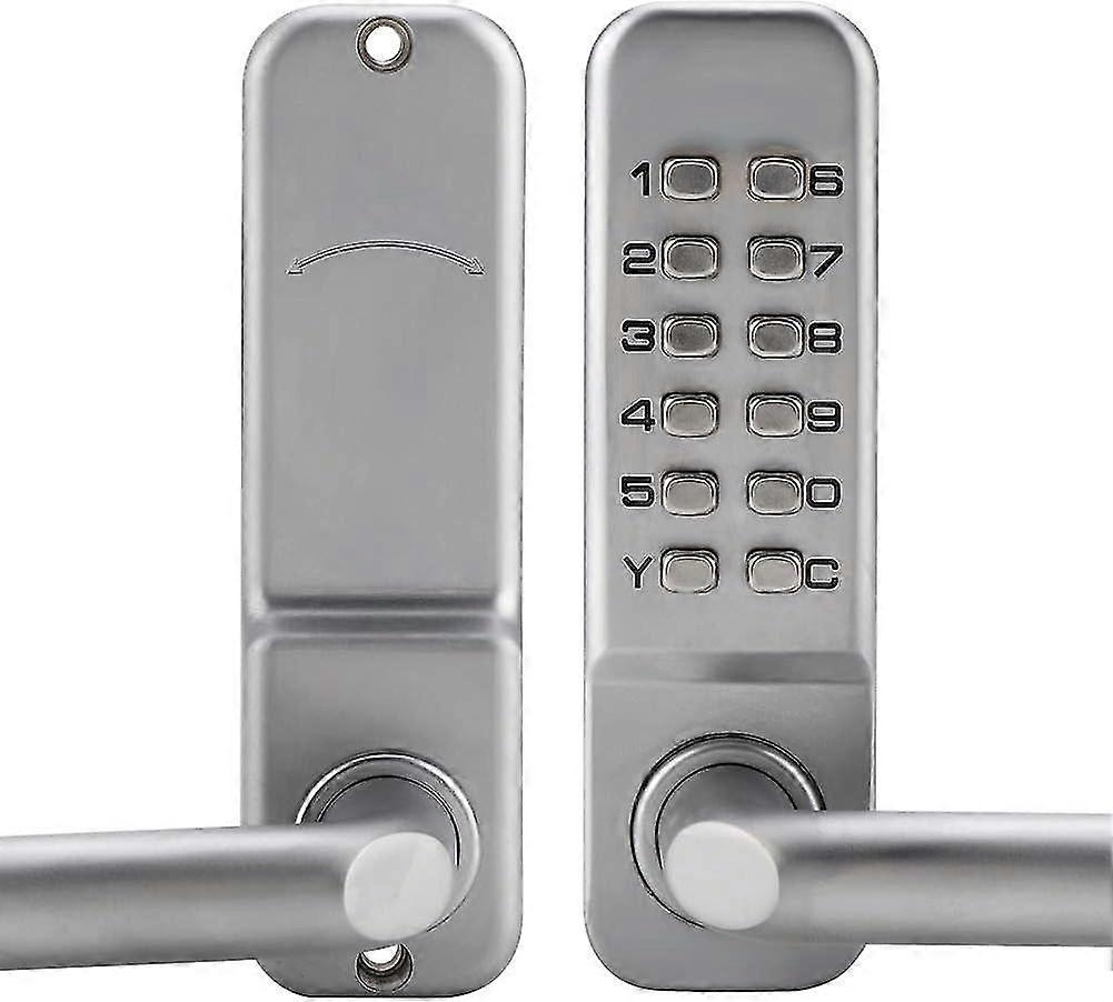 Waterproof Mechanical Code Lock, 1-11 Digit Code Combination Cam Password Security Coded Lock Keyless Mechanical Combination Door Lock For Office Home