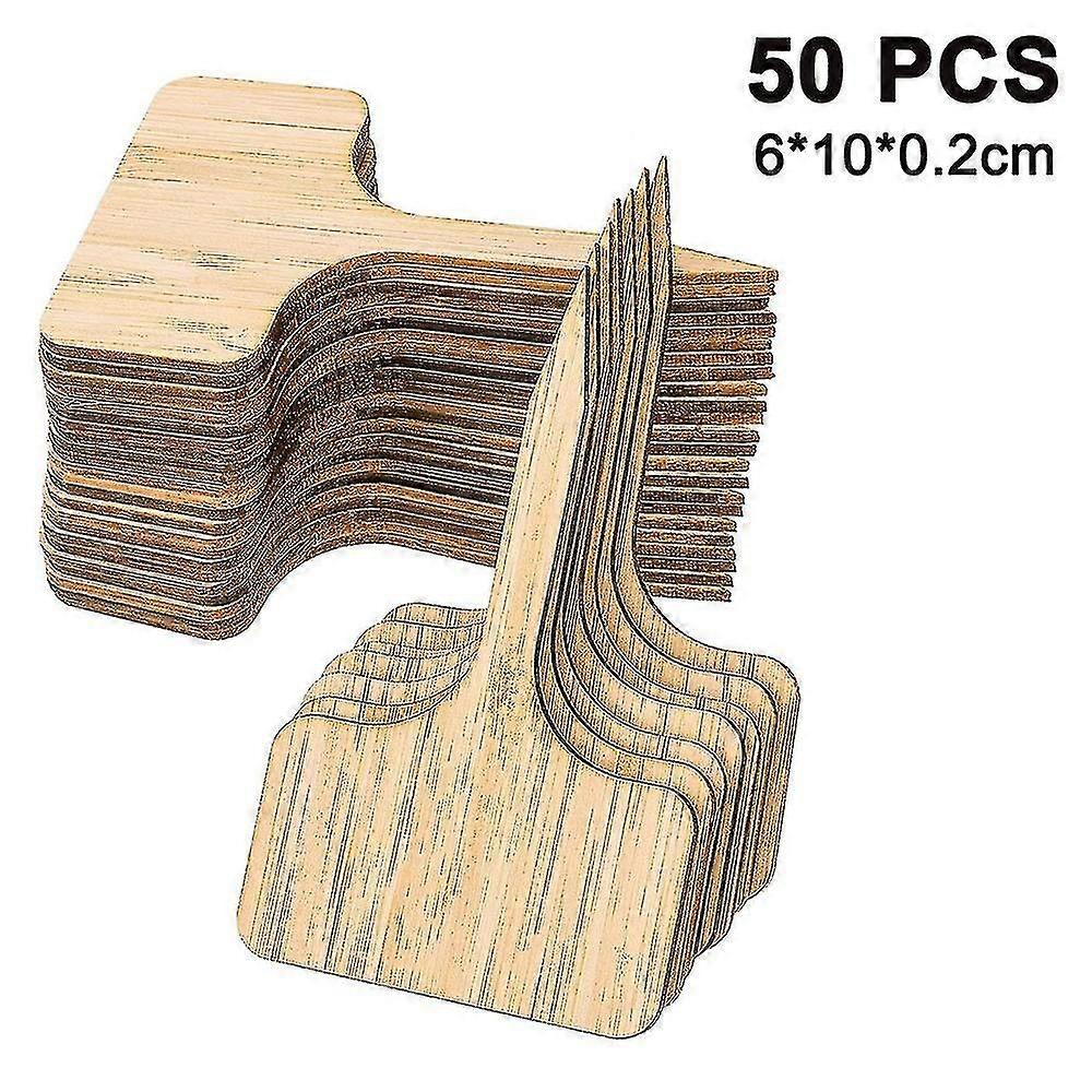 50 جهاز كمبيوتر شخصى الخيزران تسميات النبات, خشبية علامة النبات العلامات T-type