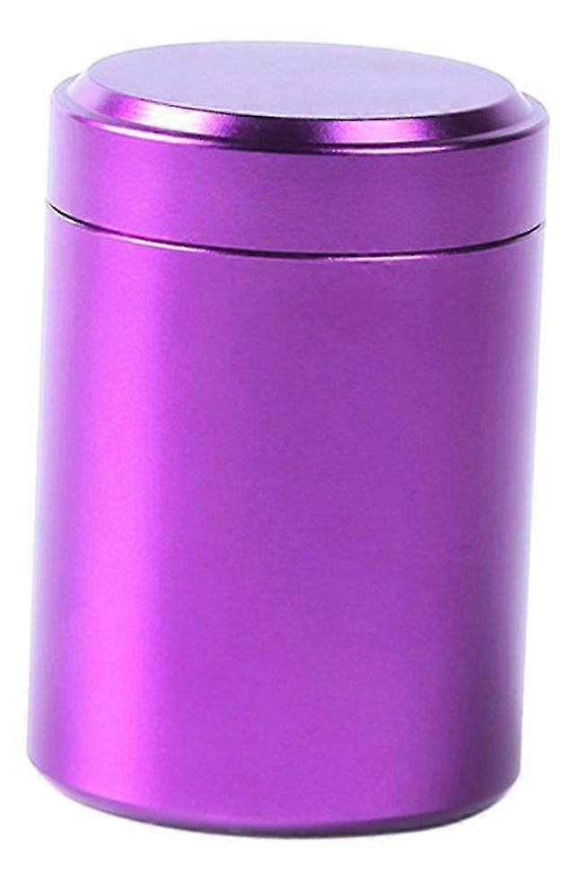 Storage Box Aluminum Can, Sealed Moistureproof Purple (1pcs)