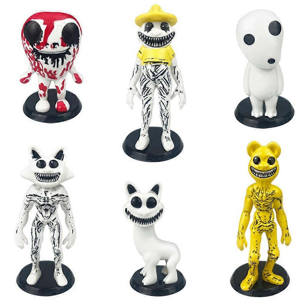 Zoonomaly Cartoon Game Figures Model Toys Set Minifigure Statue Cake Toppers Decor Gift